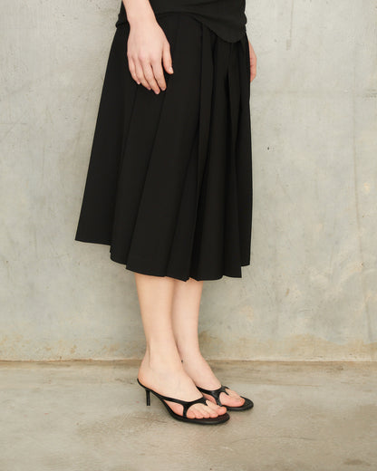 Black Beverly Kitten Lux Heels