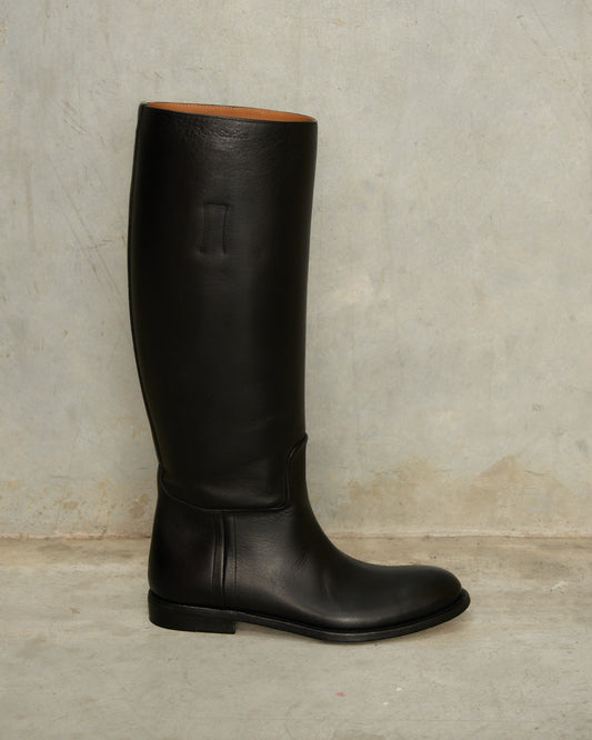 Black Brillante Knee High Boots