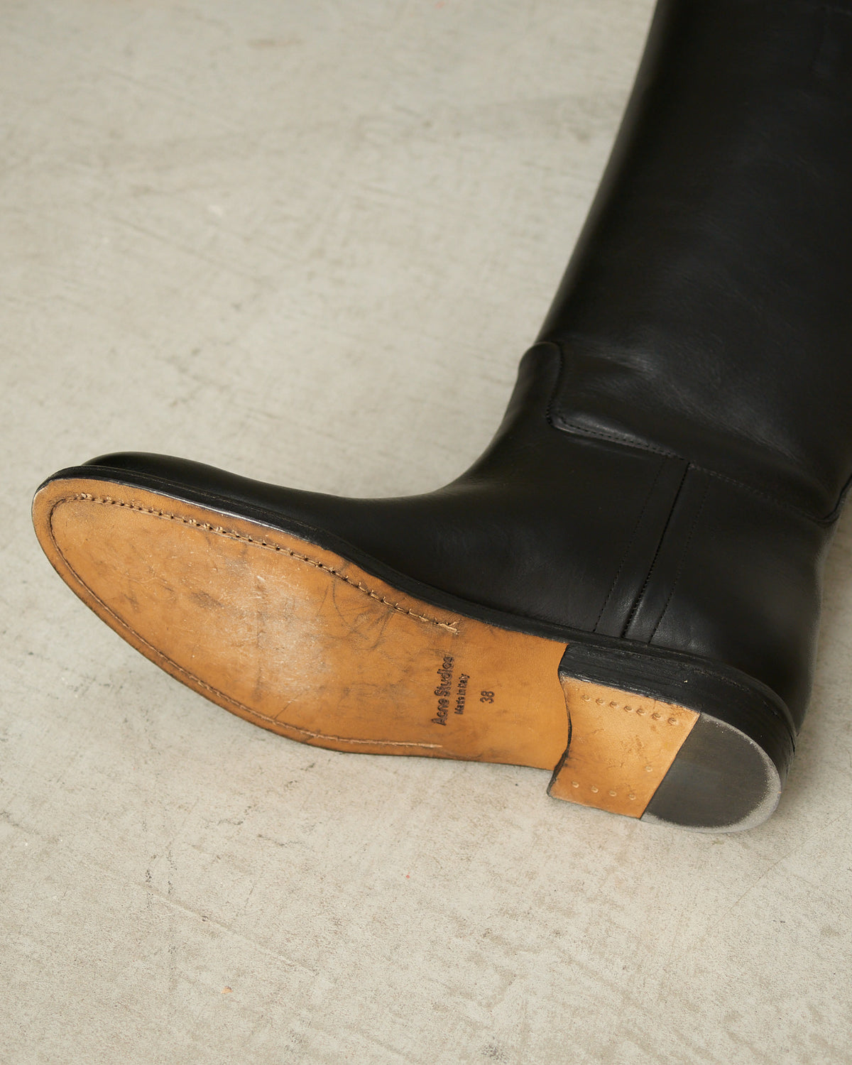 Black Brillante Knee High Boots