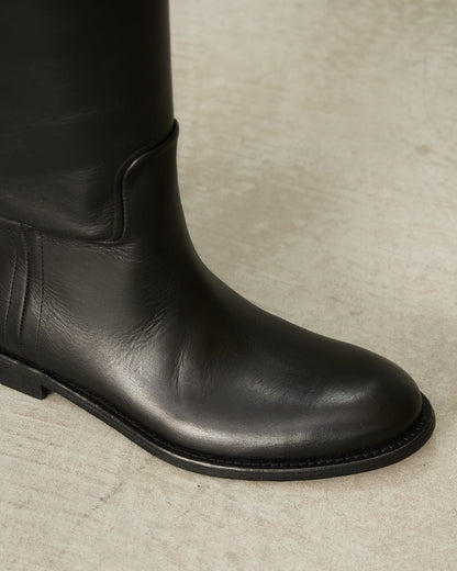 Black Brillante Knee High Boots