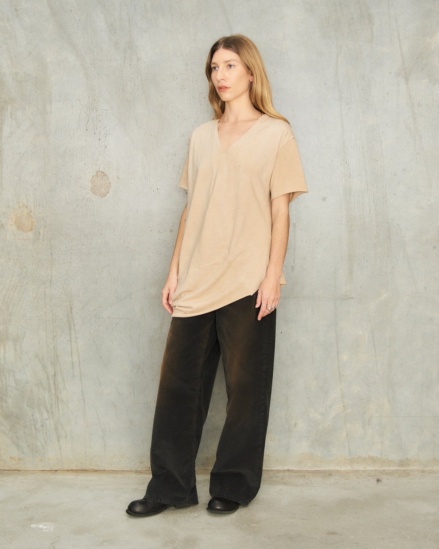 Black Corduroy Casual Trousers