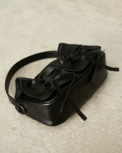 Black Multipocket Micro Bow Bag