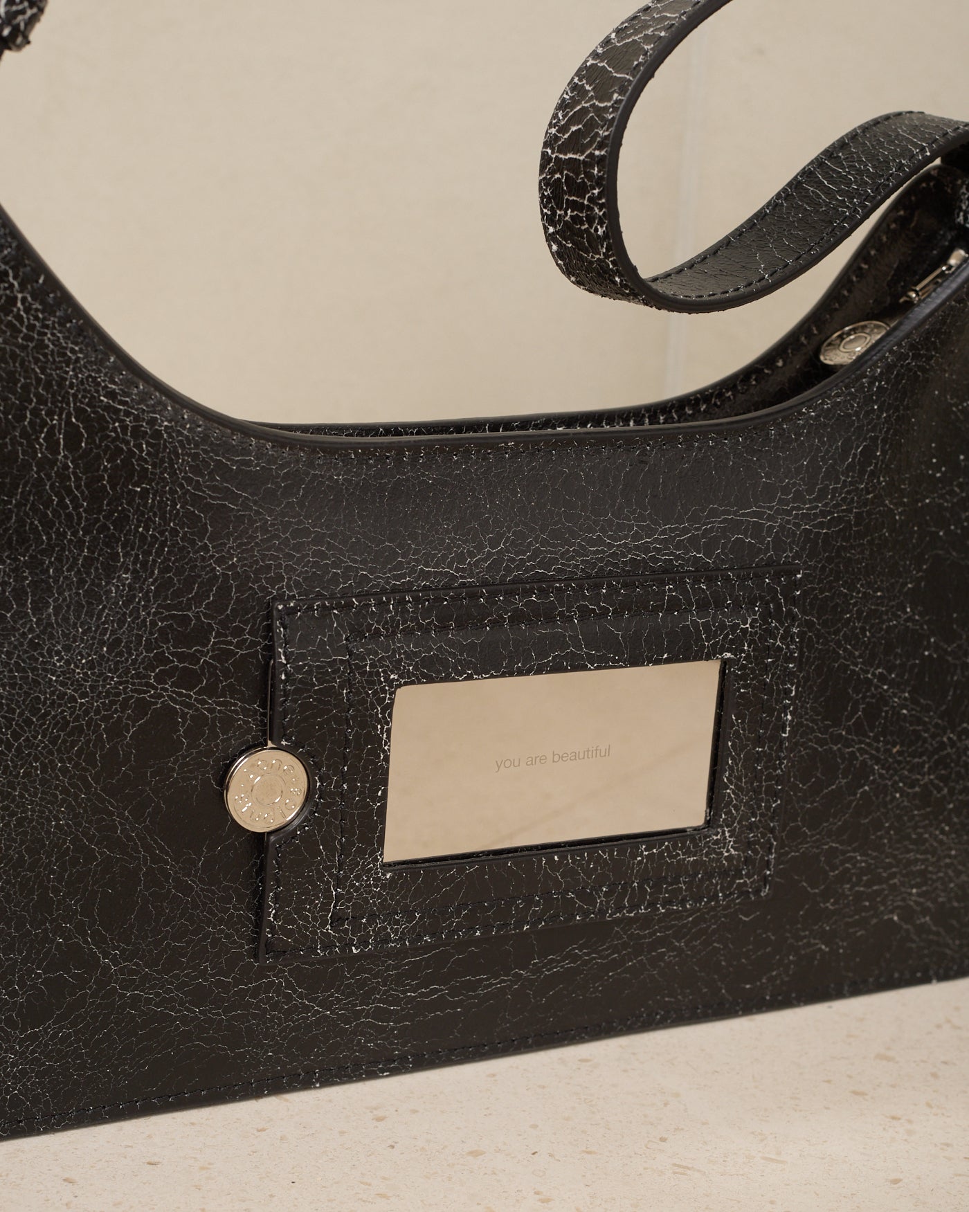 Black Platt Mini Shoulder Bag