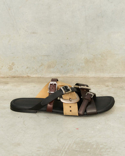 Brown Belted Sandal