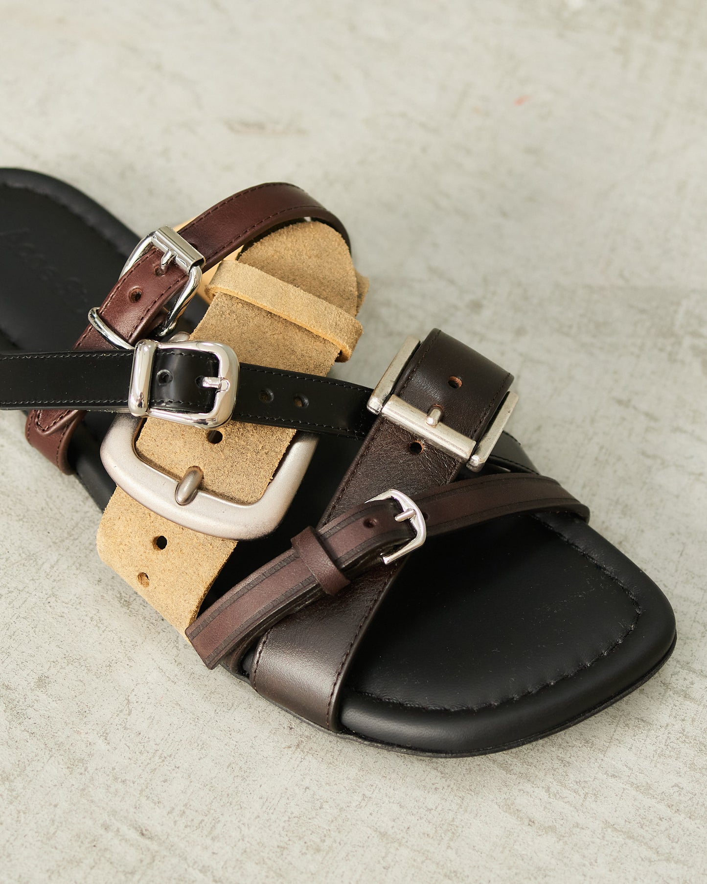 Brown Belted Sandal