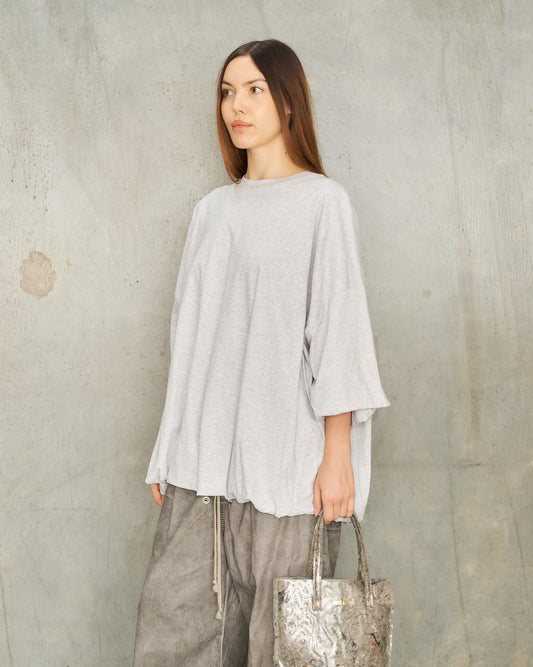 Grey Melange Bubble T-Shirt