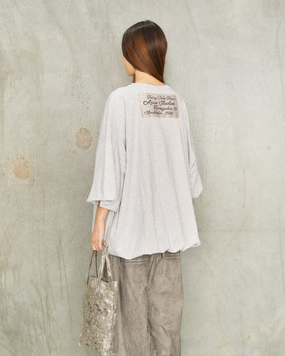 Grey Melange Bubble T-Shirt