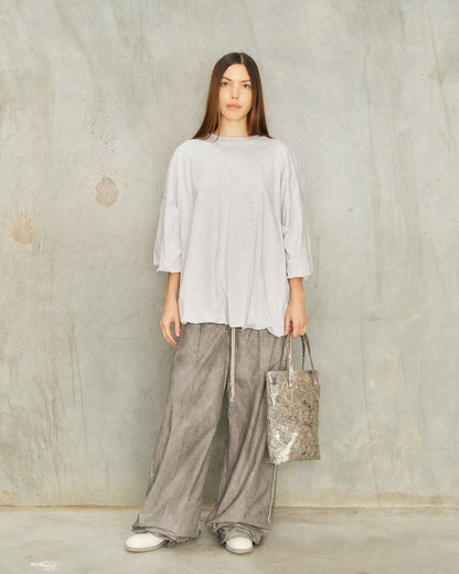 Grey Melange Bubble T-Shirt