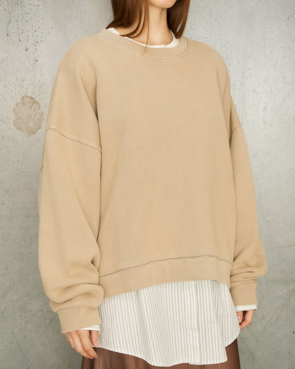 Concrete Grey Crew-Neck Sweatshirt