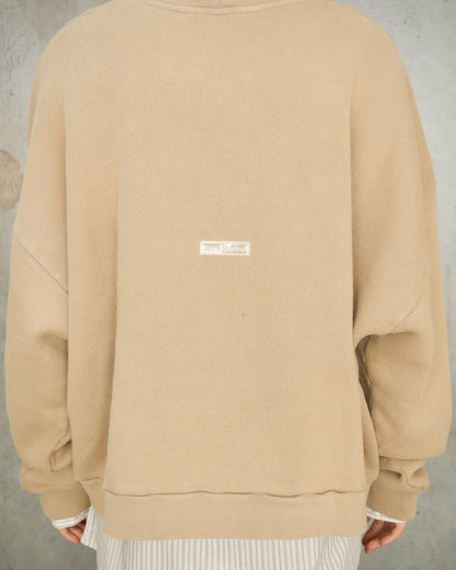 Concrete Grey Crew-Neck Sweatshirt