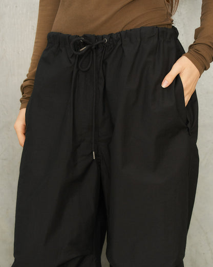 Black Drawstring Pants