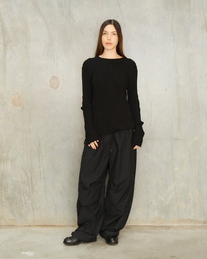Black Drawstring Pants