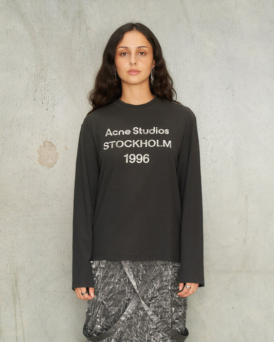 Faded Black Stockholm Long Sleeve T-Shirt