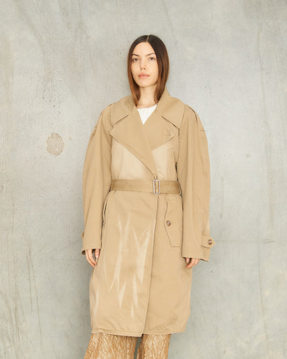 Mushroom Beige Tailored Coat