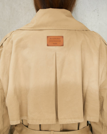 Mushroom Beige Tailored Coat