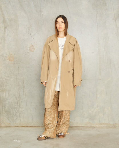 Mushroom Beige Tailored Coat