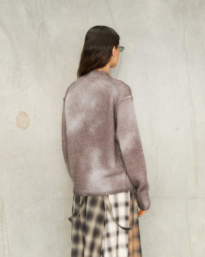 Anthracite Grey Sprayed Cardigan