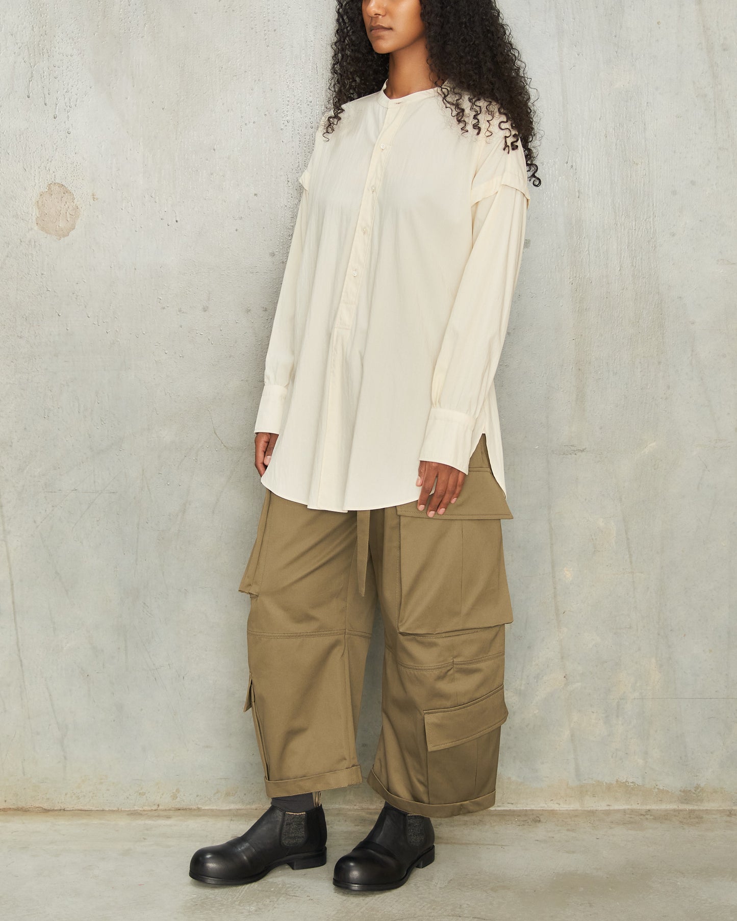 Khaki Green Cargo Trousers