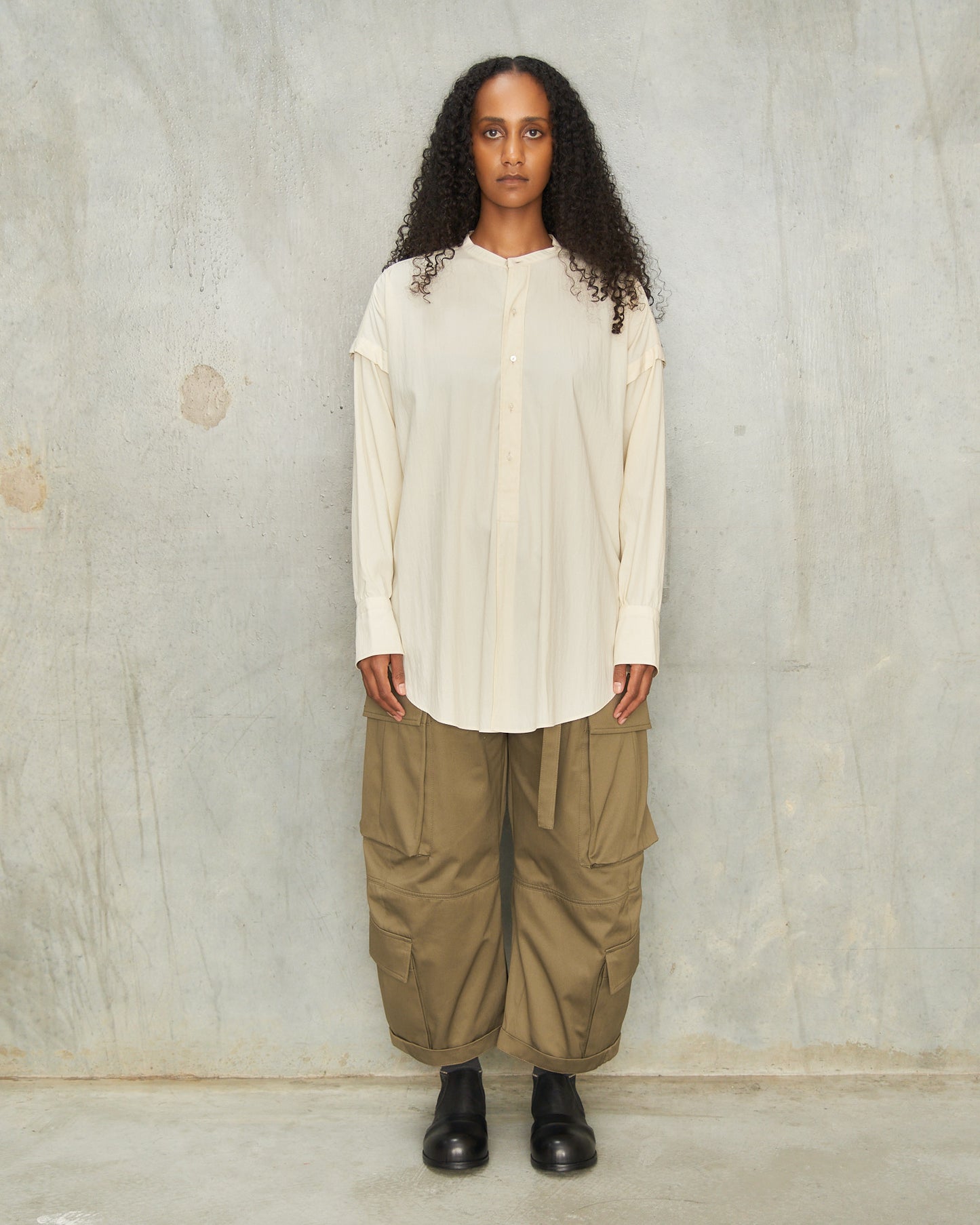 Khaki Green Cargo Trousers