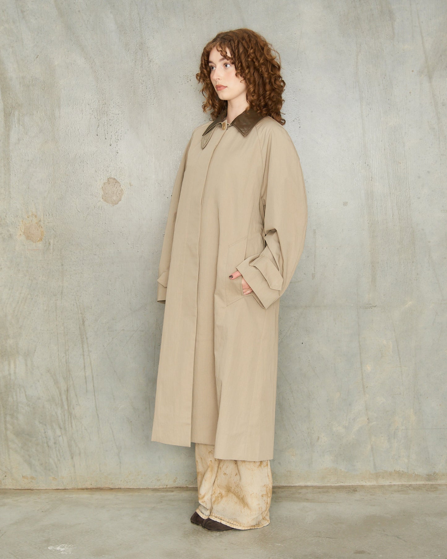 Khaki Grey Ofelia Trenchcoat