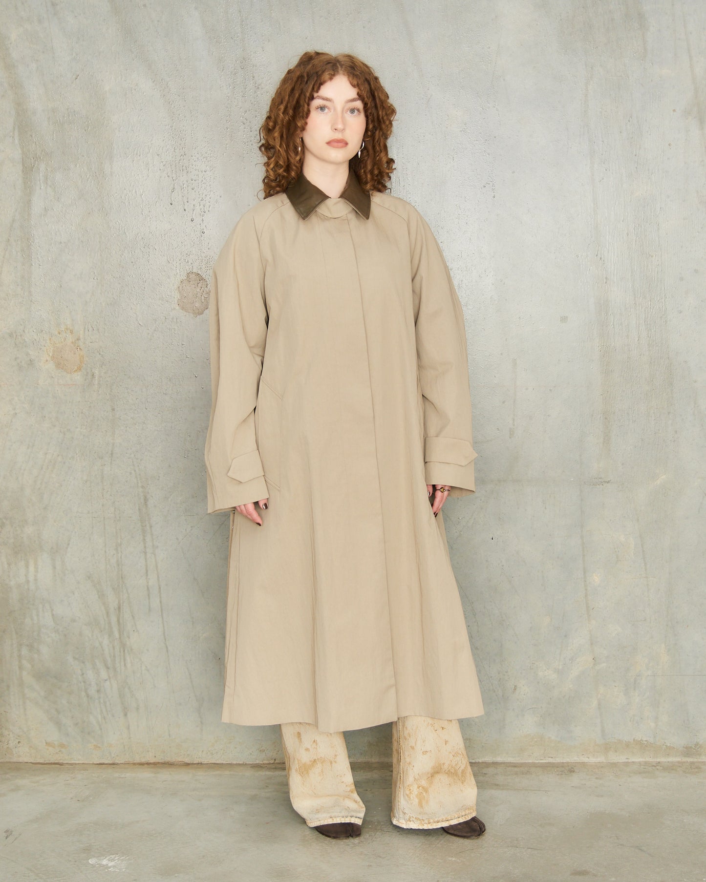 Khaki Grey Ofelia Trenchcoat