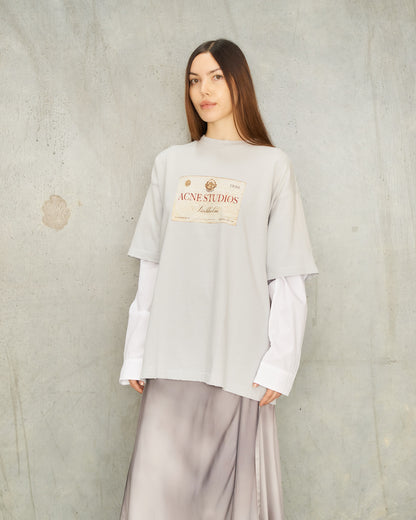 Light Grey Layered Long Sleeve