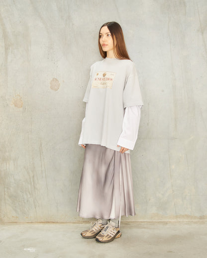 Light Grey Layered Long Sleeve