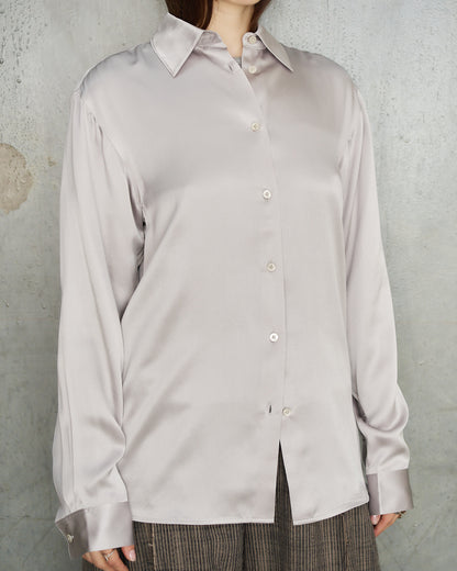 Light Lavender Silk Blouse