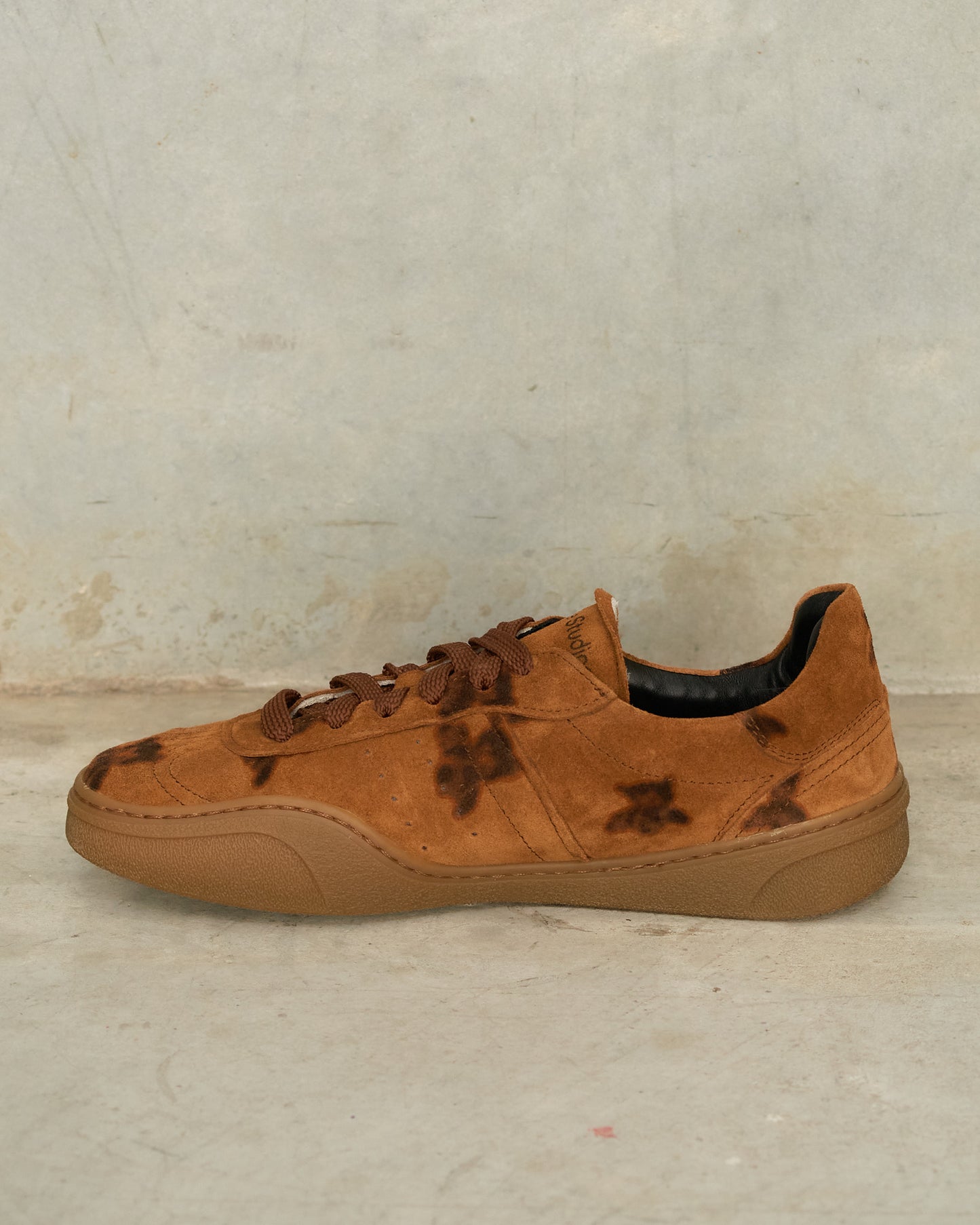 Rust Teddy Lace Up Sneakers