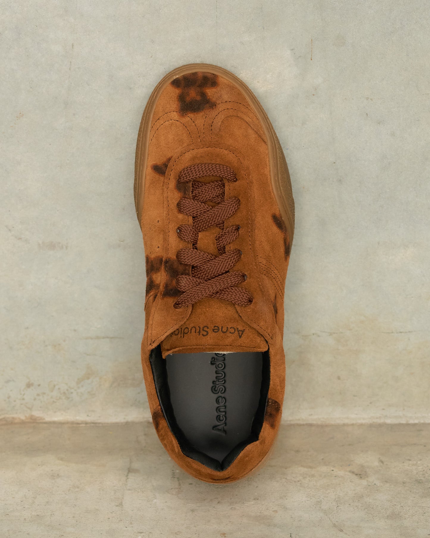Rust Teddy Lace Up Sneakers