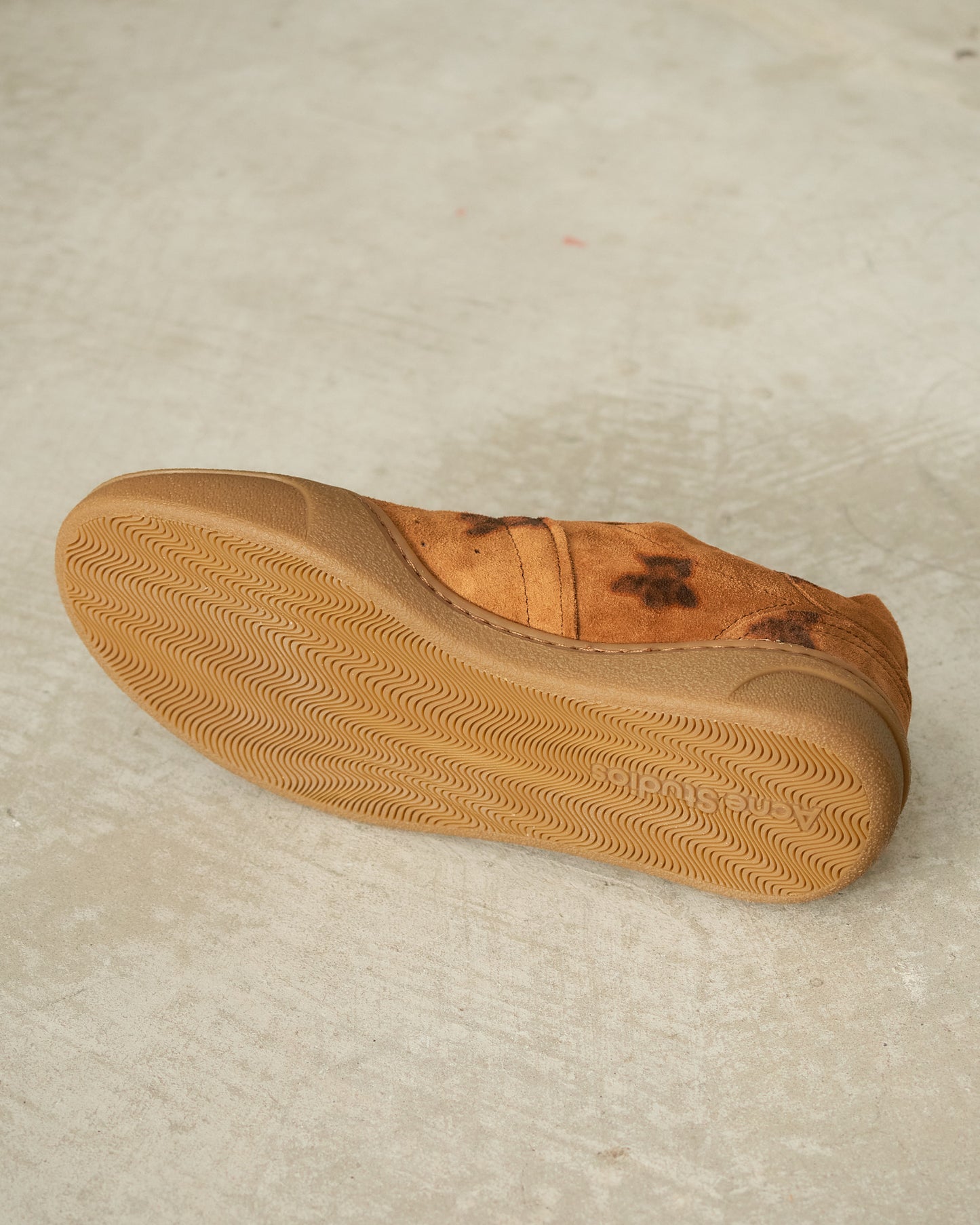 Rust Teddy Lace Up Sneakers