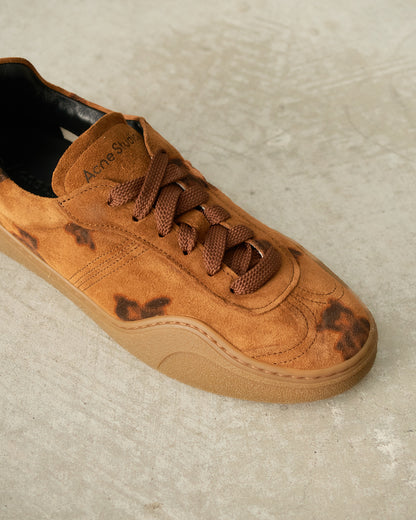 Rust Teddy Lace Up Sneakers