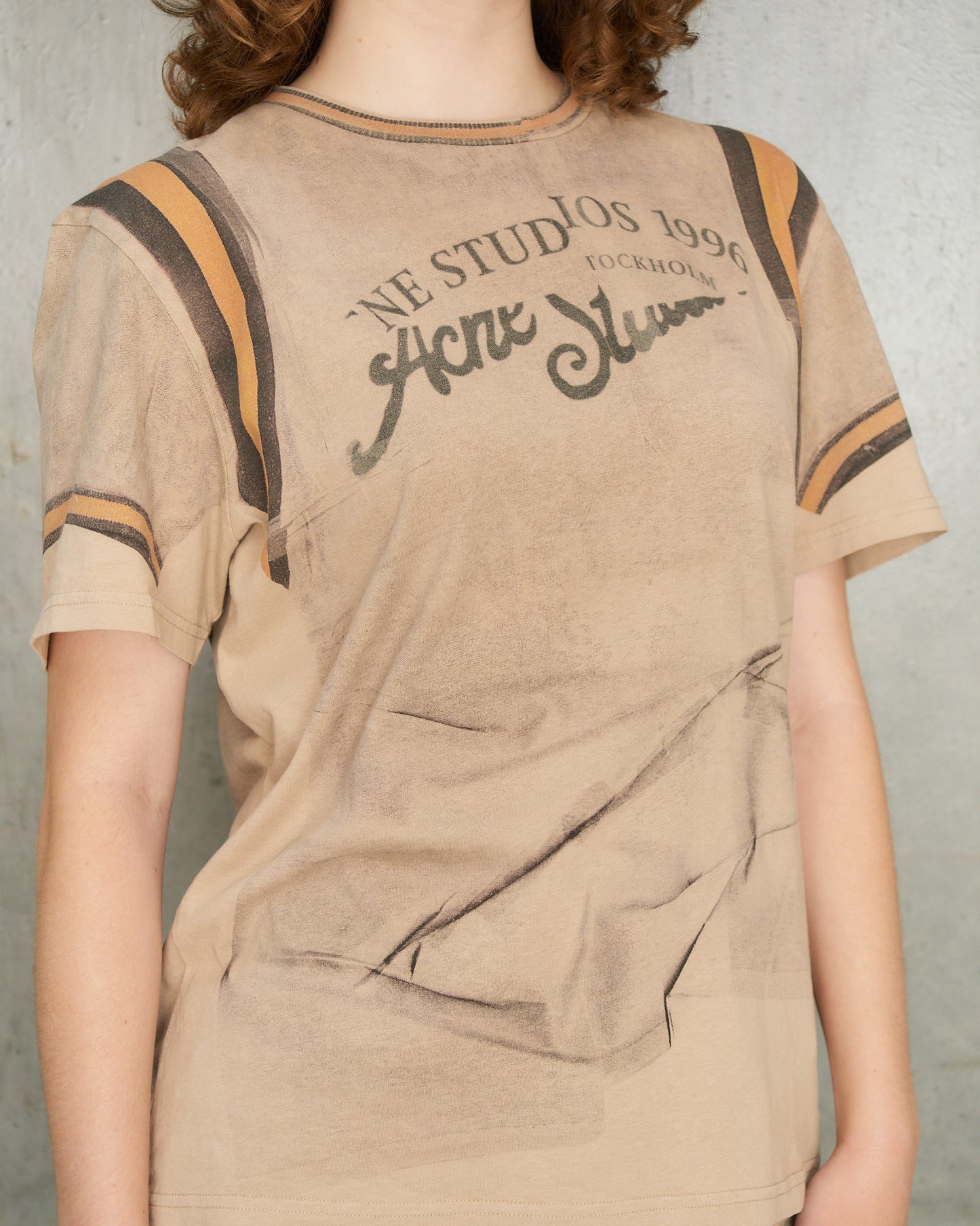 Sand Beige Graphic T-Shirt