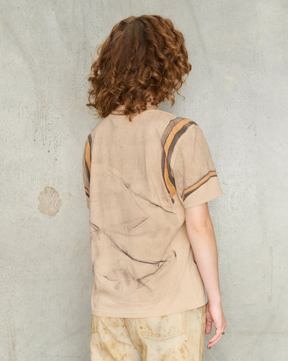 Sand Beige Graphic T-Shirt