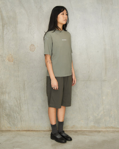 Slate Grey Mended Logo T-Shirt