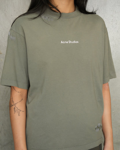 Slate Grey Mended Logo T-Shirt
