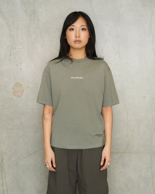 Slate Grey Mended Logo T-Shirt
