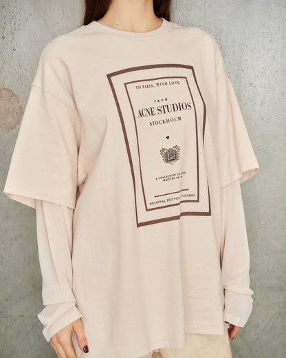Warm Beige Double Layered Tee