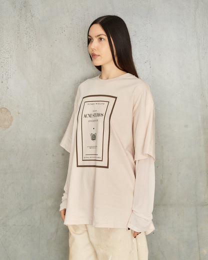 Warm Beige Double Layered Tee