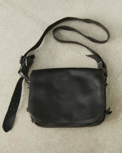 A.F. Vandevorst Black Leather Crossbody Bag