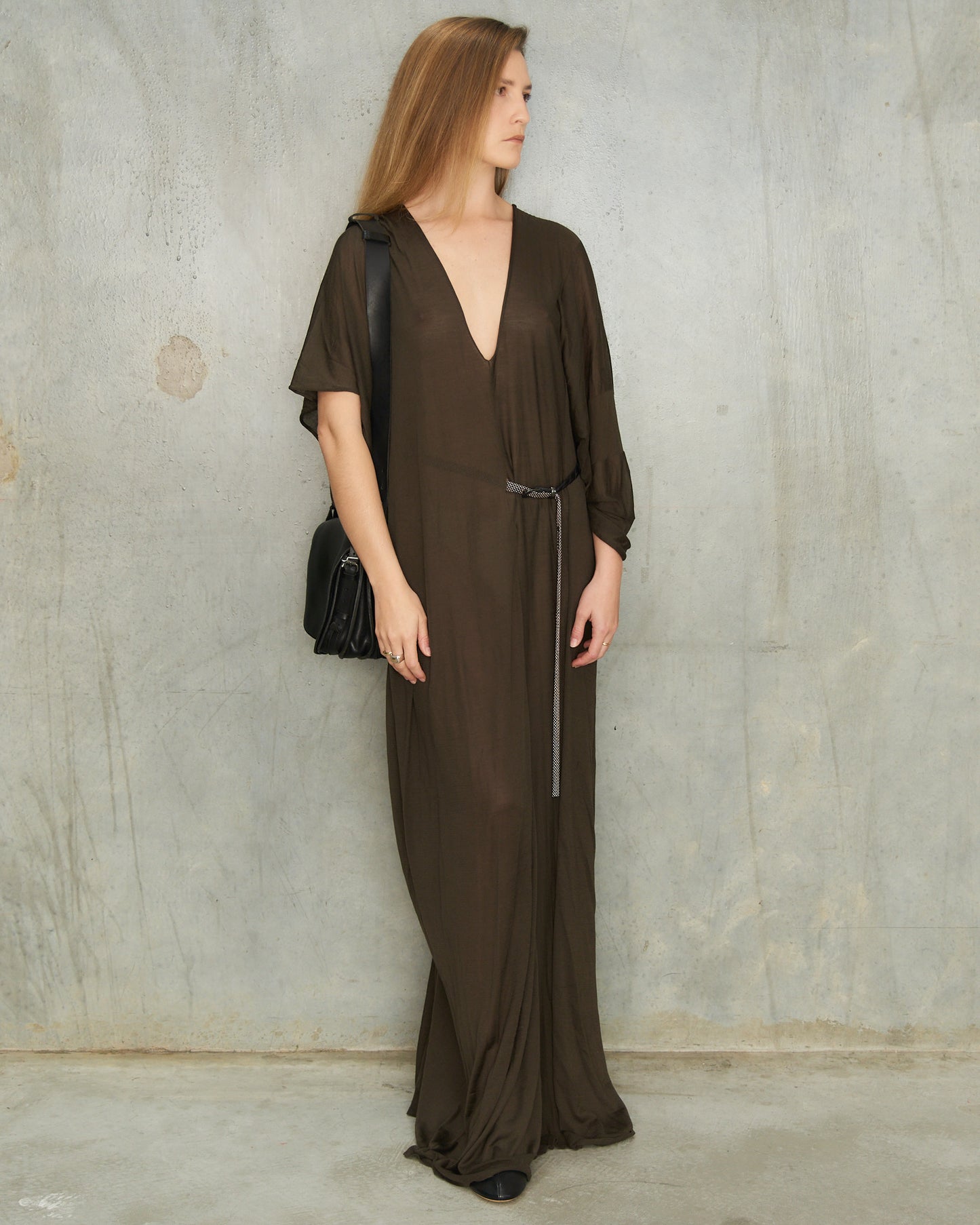 A.F. Vandevorst Brown Loose Gown