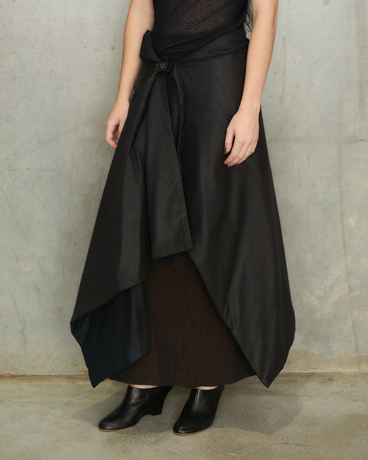 A.F. Vandevorst Black Thick Wrap