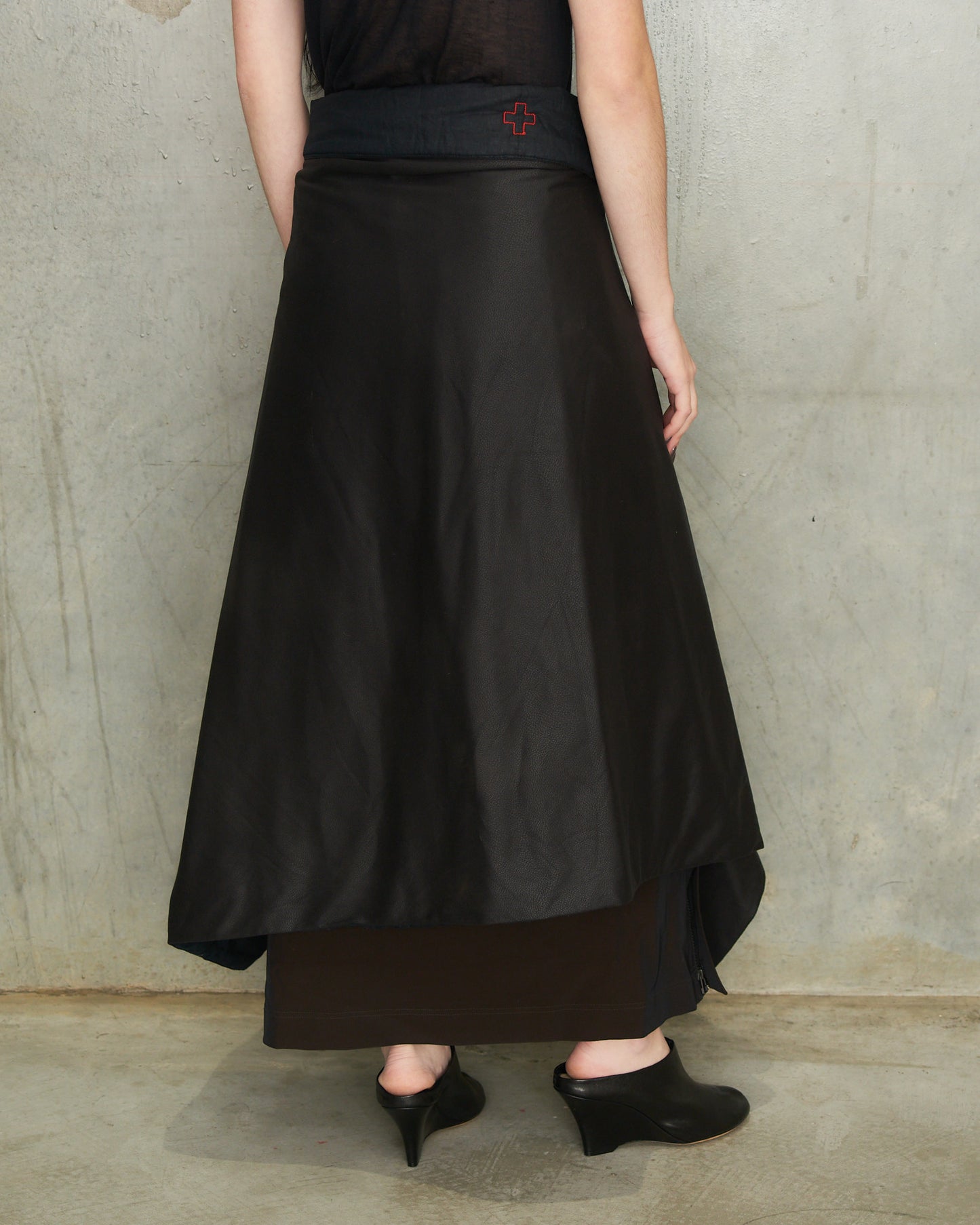 A.F. Vandevorst Black Thick Wrap
