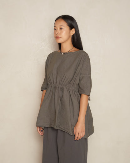 Anthracite Drawstring T-Shirt