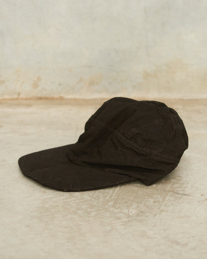 Dark Brown Cotton Cap
