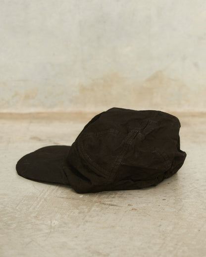 Dark Brown Cotton Cap
