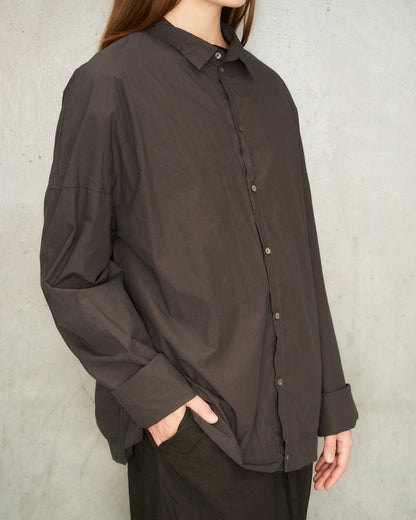 Charcoal Unisex Collared Shirt