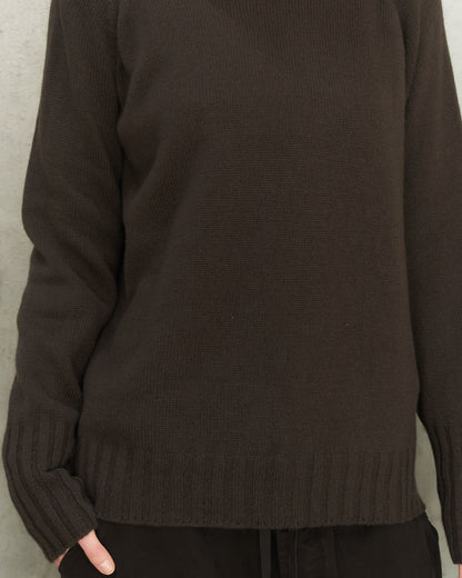 Chocolate Cashmere Sweatshirt
