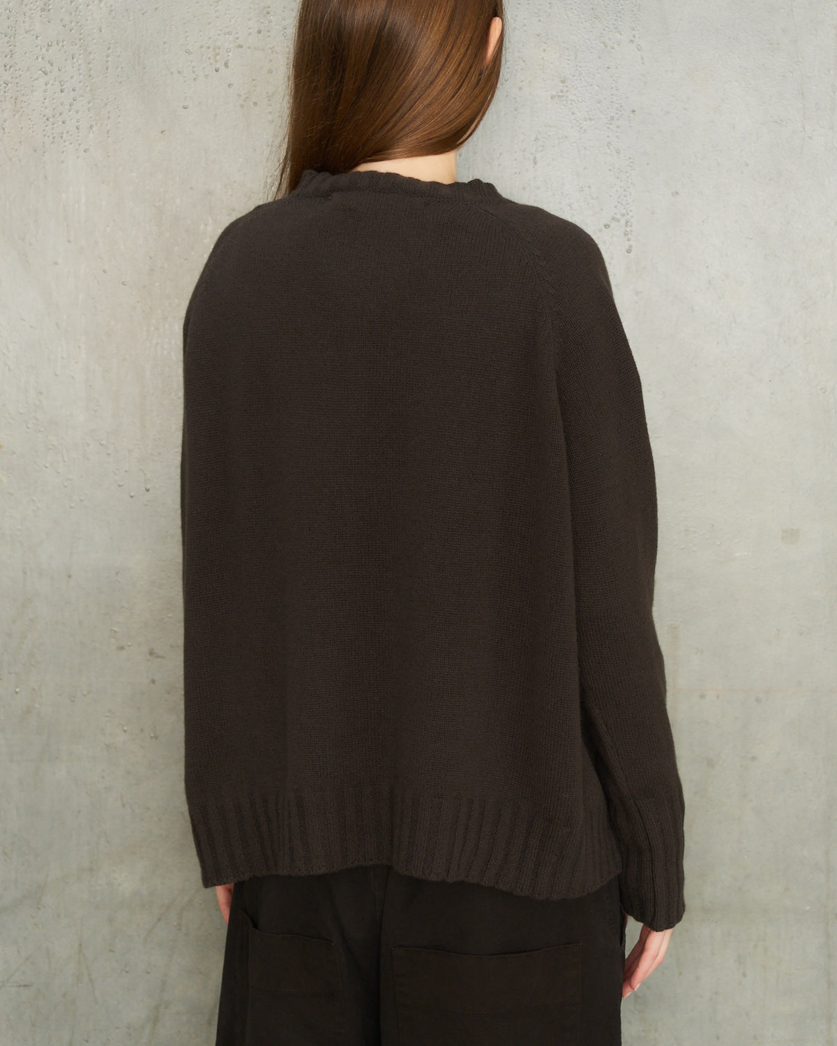 Chocolate Cashmere Sweatshirt