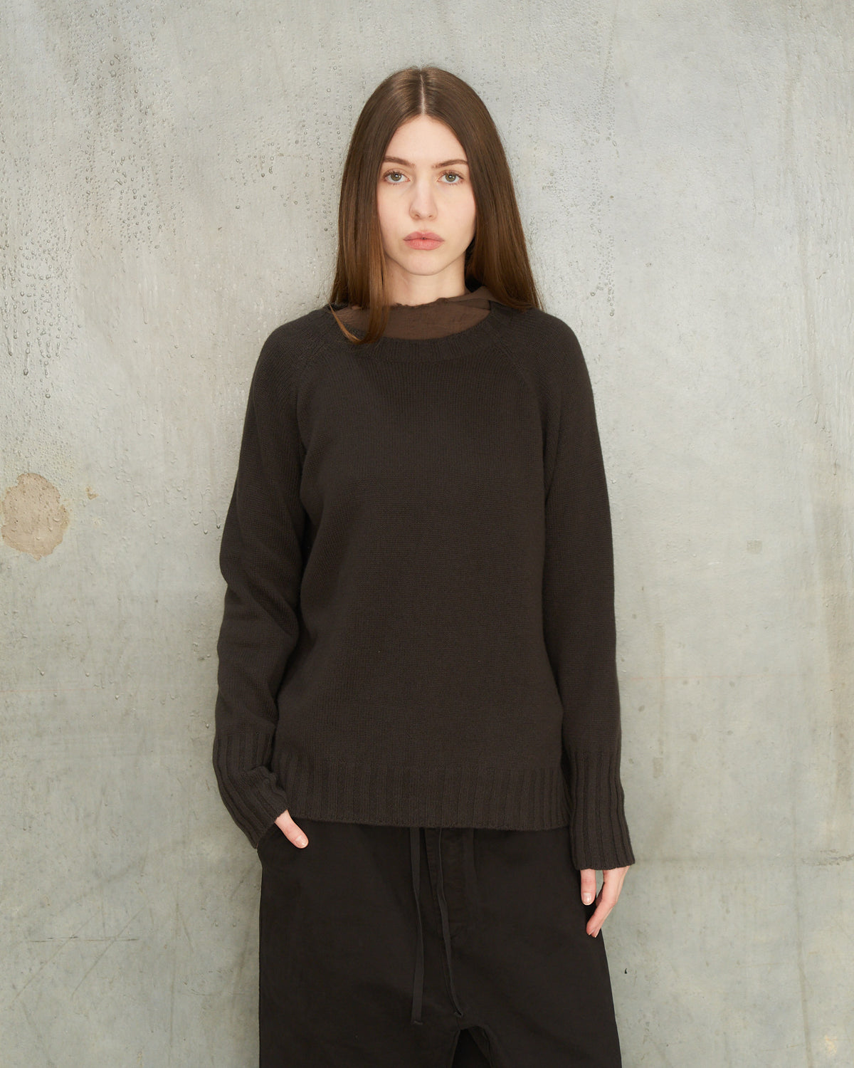 Chocolate Cashmere Sweatshirt